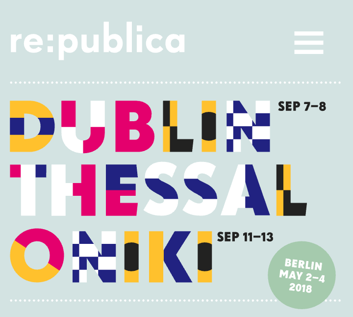Το OK Greece στο re:publica 2017/ 11-13 Σεπτεμβρίου, Αποθήκη 1 (Λιμάνι)
