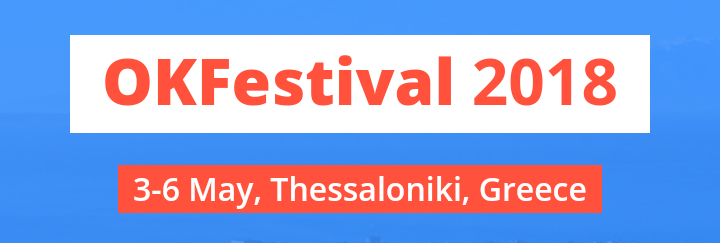 Το Open Knowledge Festival στη Θεσσαλονίκη, 3-6 Μαΐου 2018, Μέγαρο Μουσικής Θεσσαλονίκης