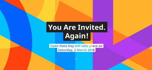 Open Data Day – 3 Μαρτίου 2018: Είστε καλεσμένοι!