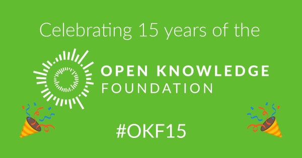 Για ένα δίκαιο, ελεύθερο και ανοικτό μέλλον: γιορτάζοντας τα 15 χρόνια του Open Knowledge Foundation